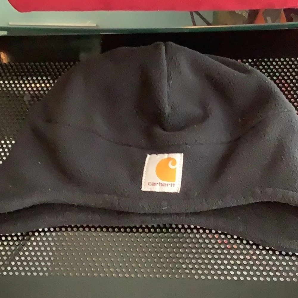 Carhartt 2 piece bundle Gray hoodie & black Beenie 2XL kangaroo pockets full zip - Picture 14 of 16